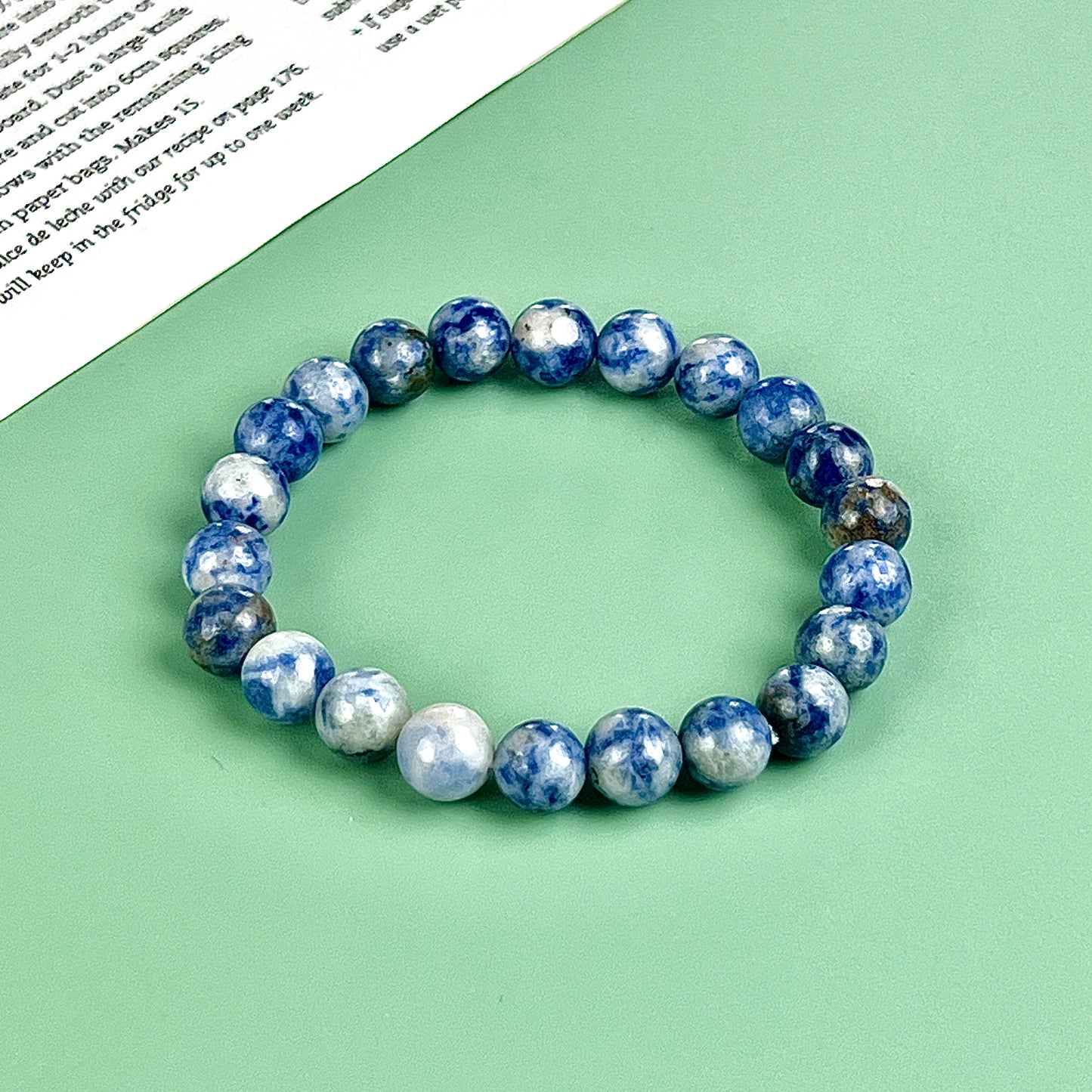 blue spot bracelet 8mm