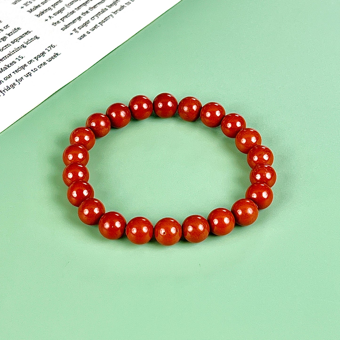 red jasper bracelet 8mm