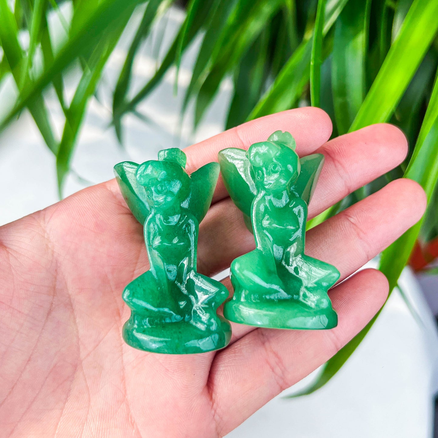 green aventurine angle