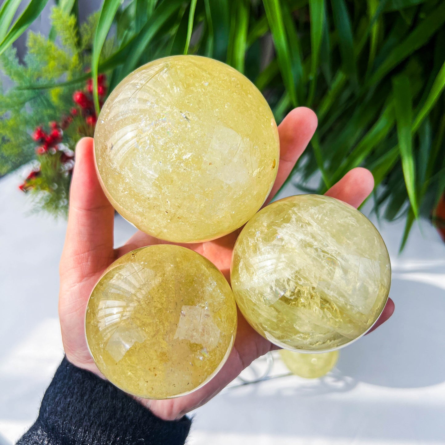 citrine sphere