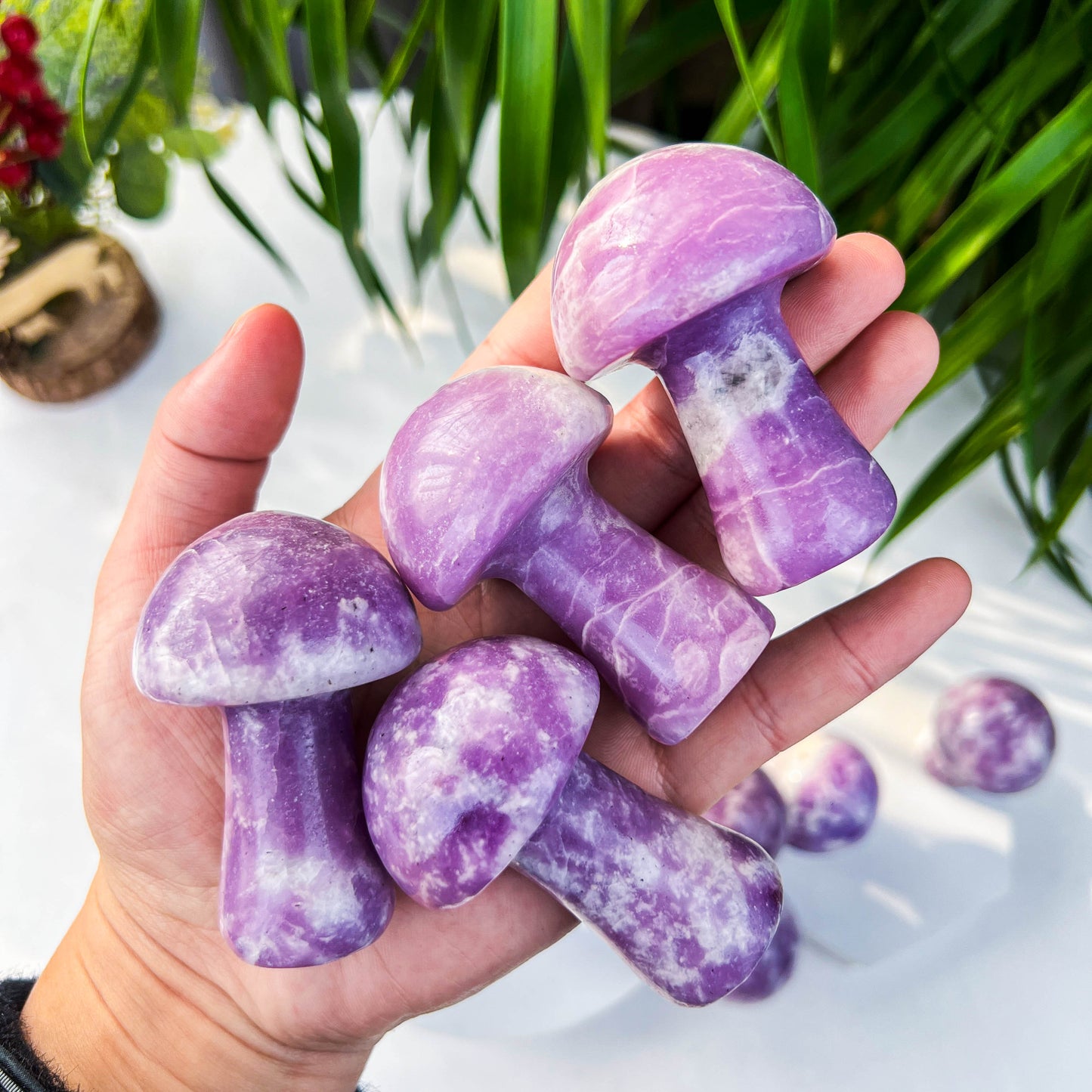 lepidolite mushroom