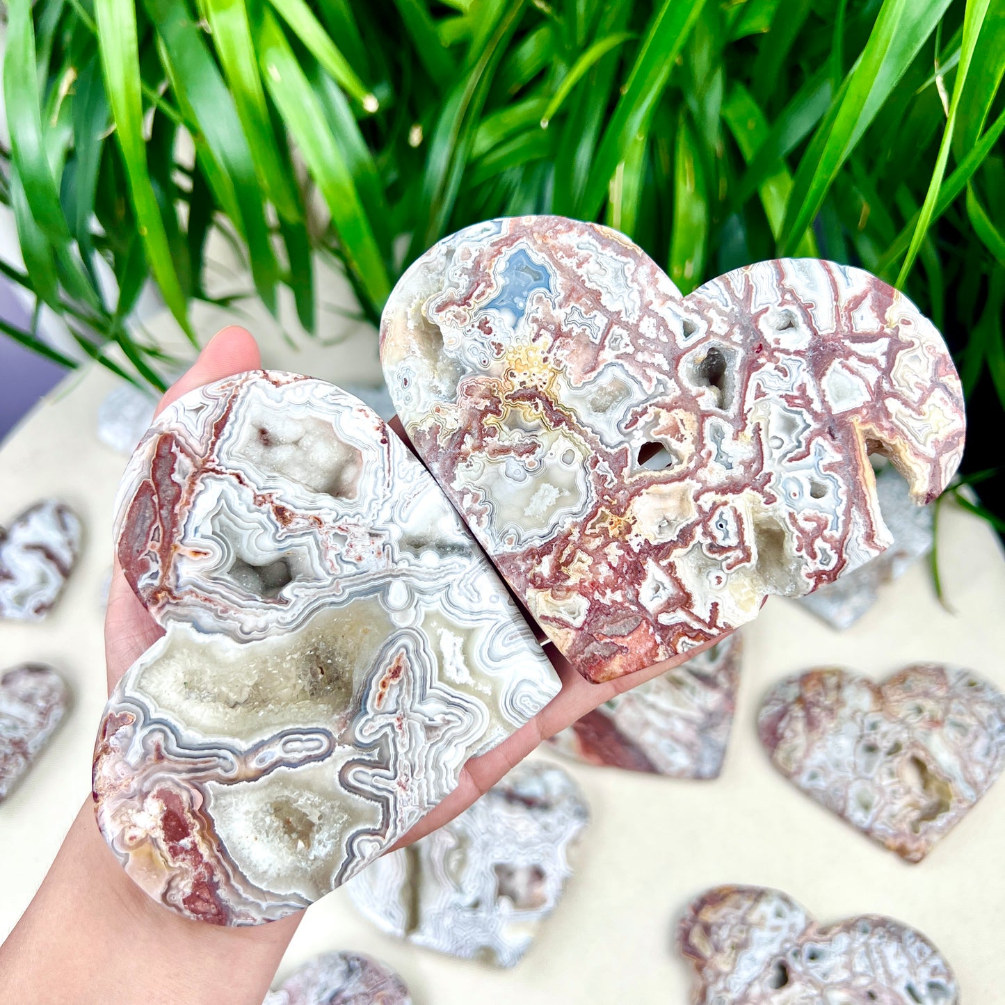 mexico agate heart