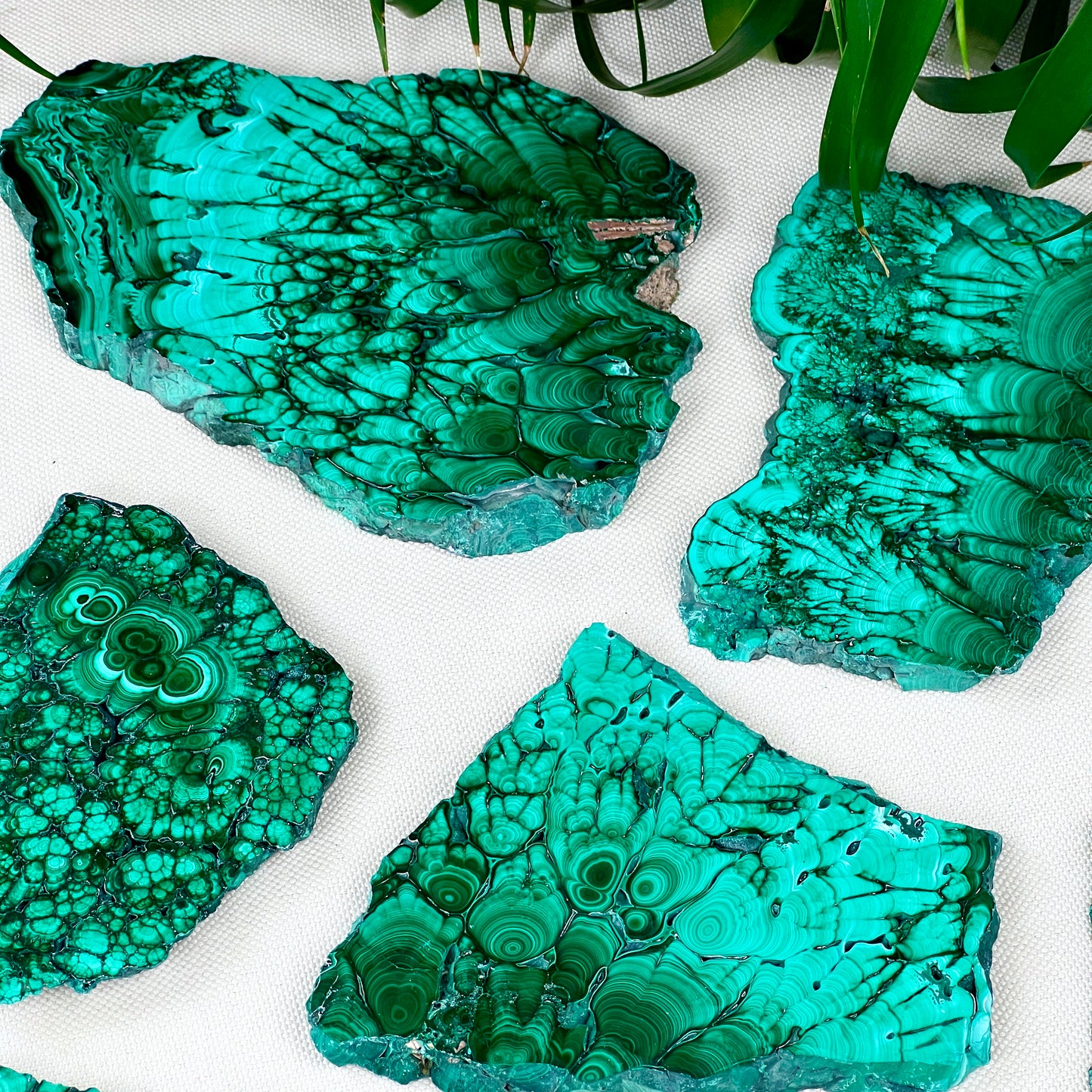 malachite slab