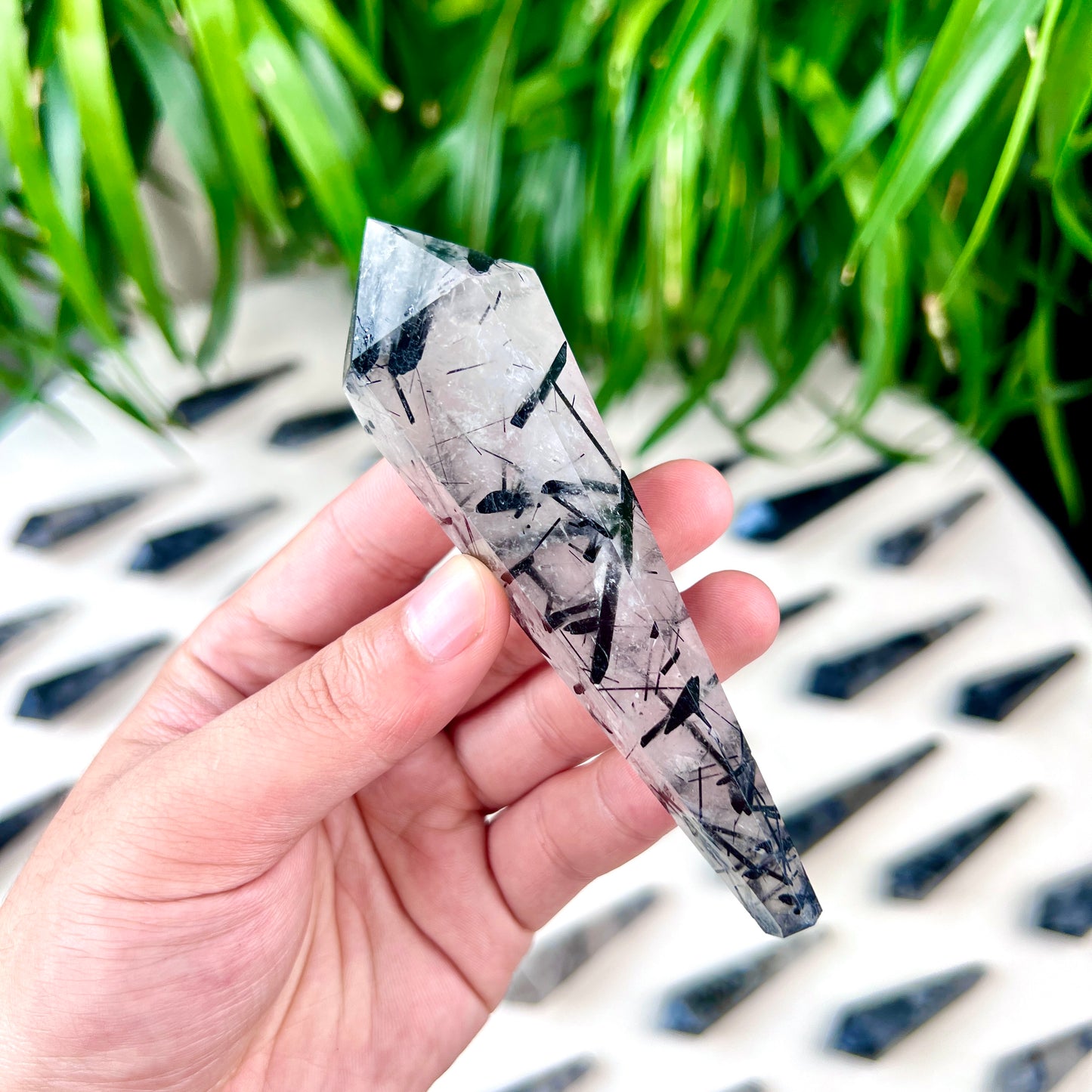 black tourmaline wand