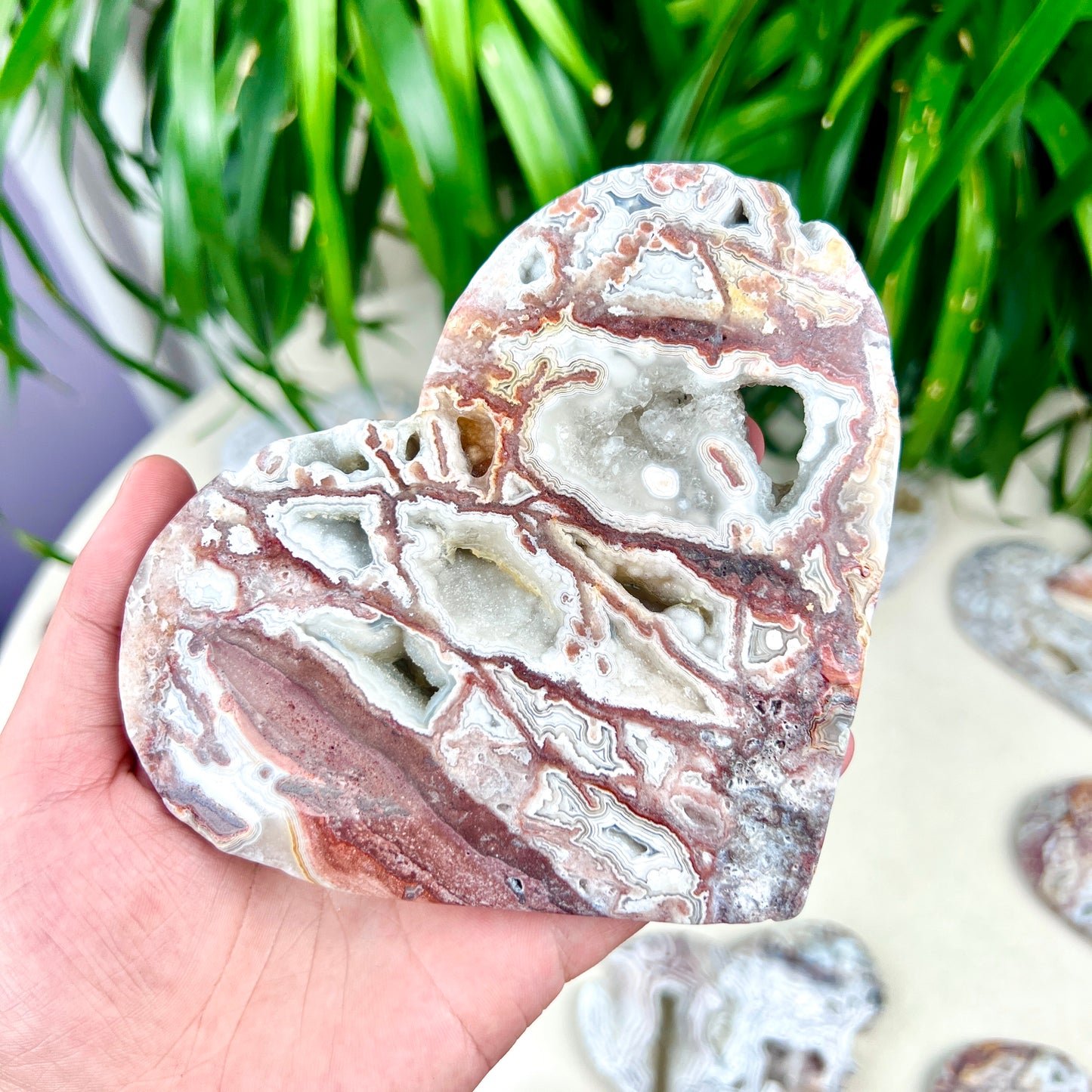 mexico agate heart