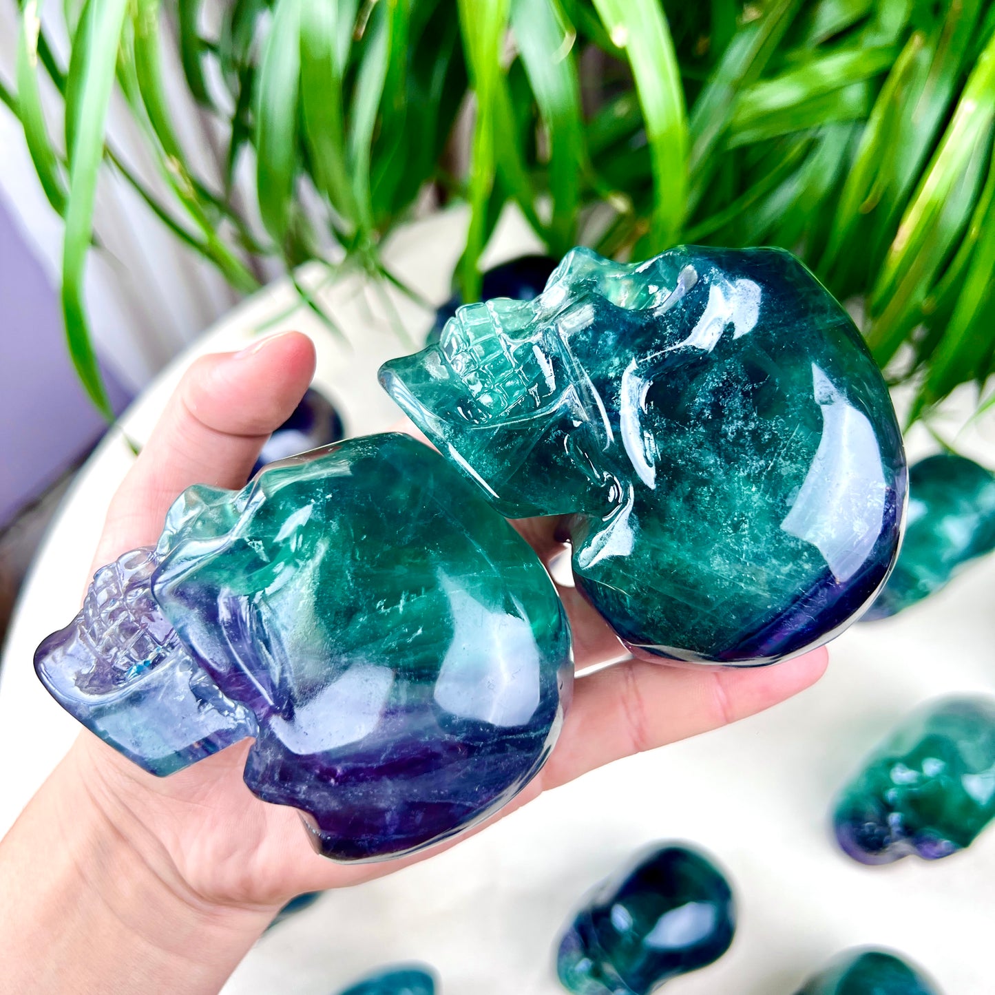 fluorite skull