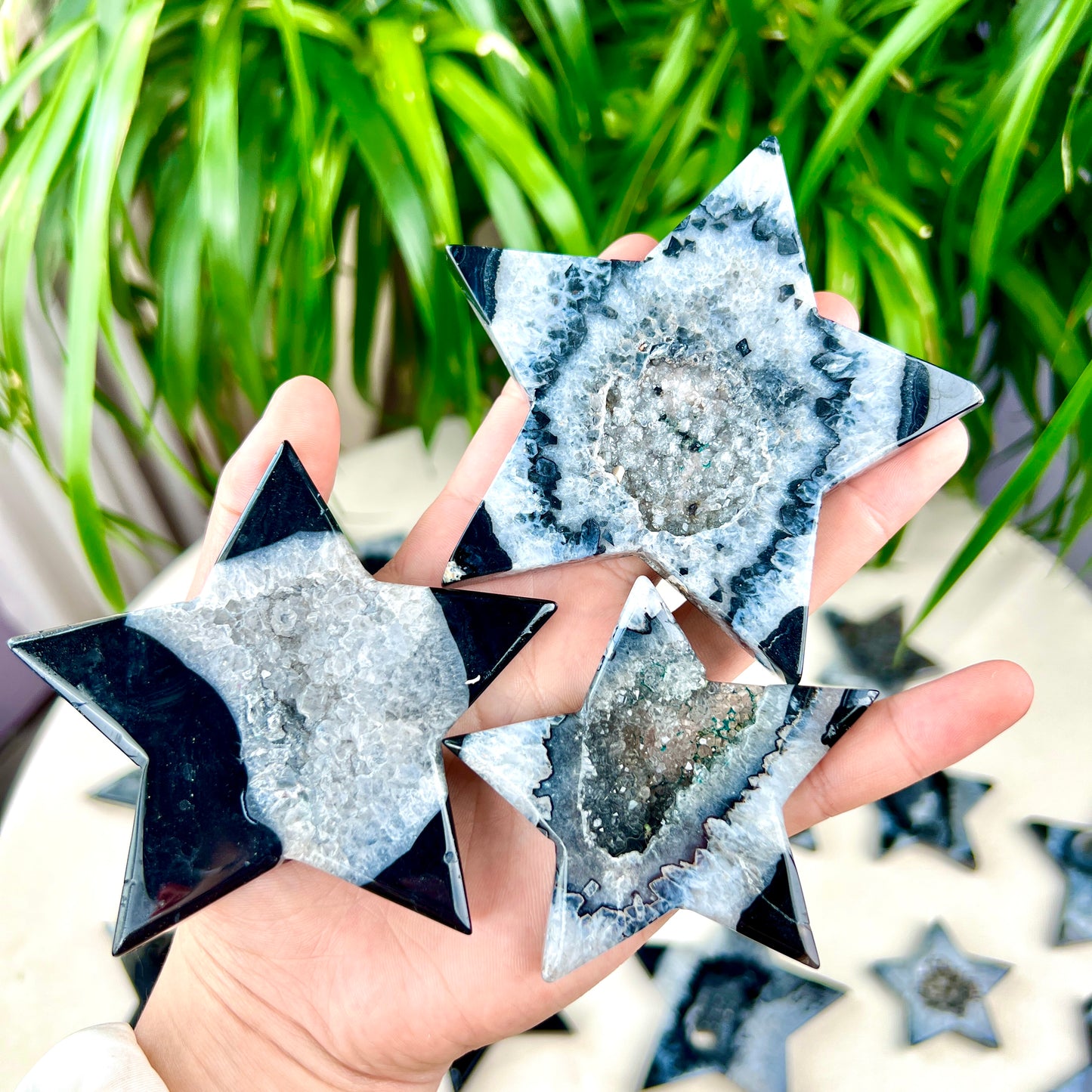 black agate stars