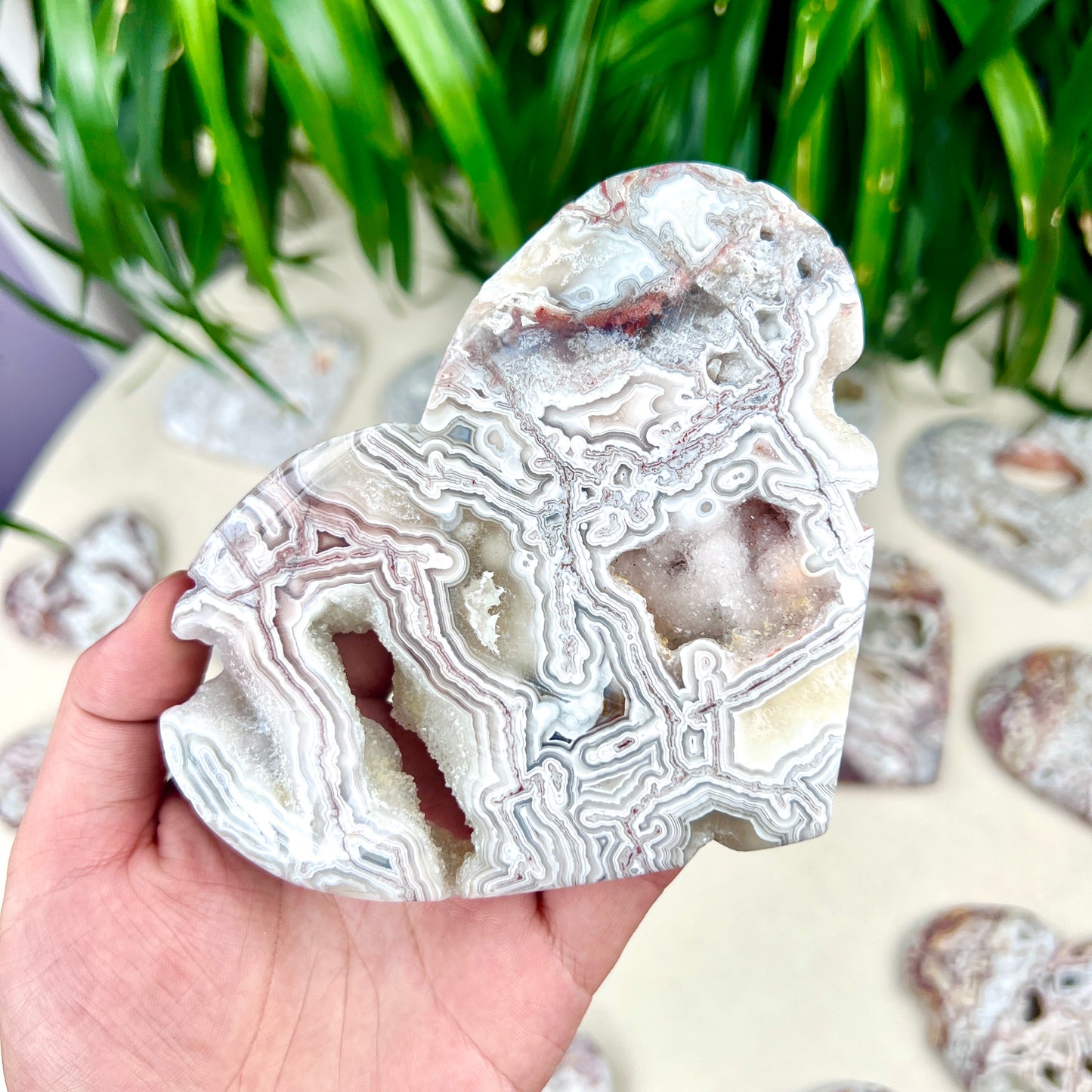 mexico agate heart