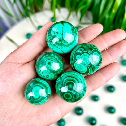 malachite sphere