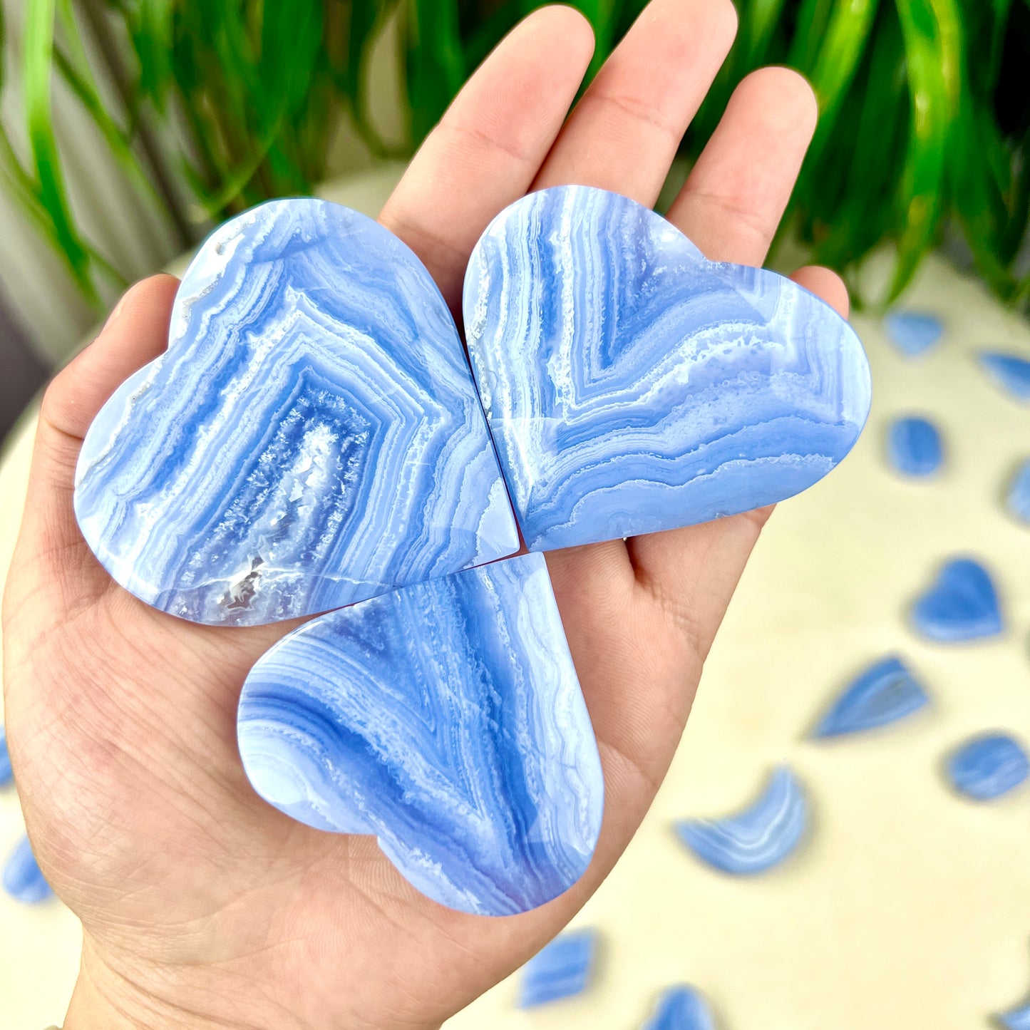 blue lace agate heart moon freefrom