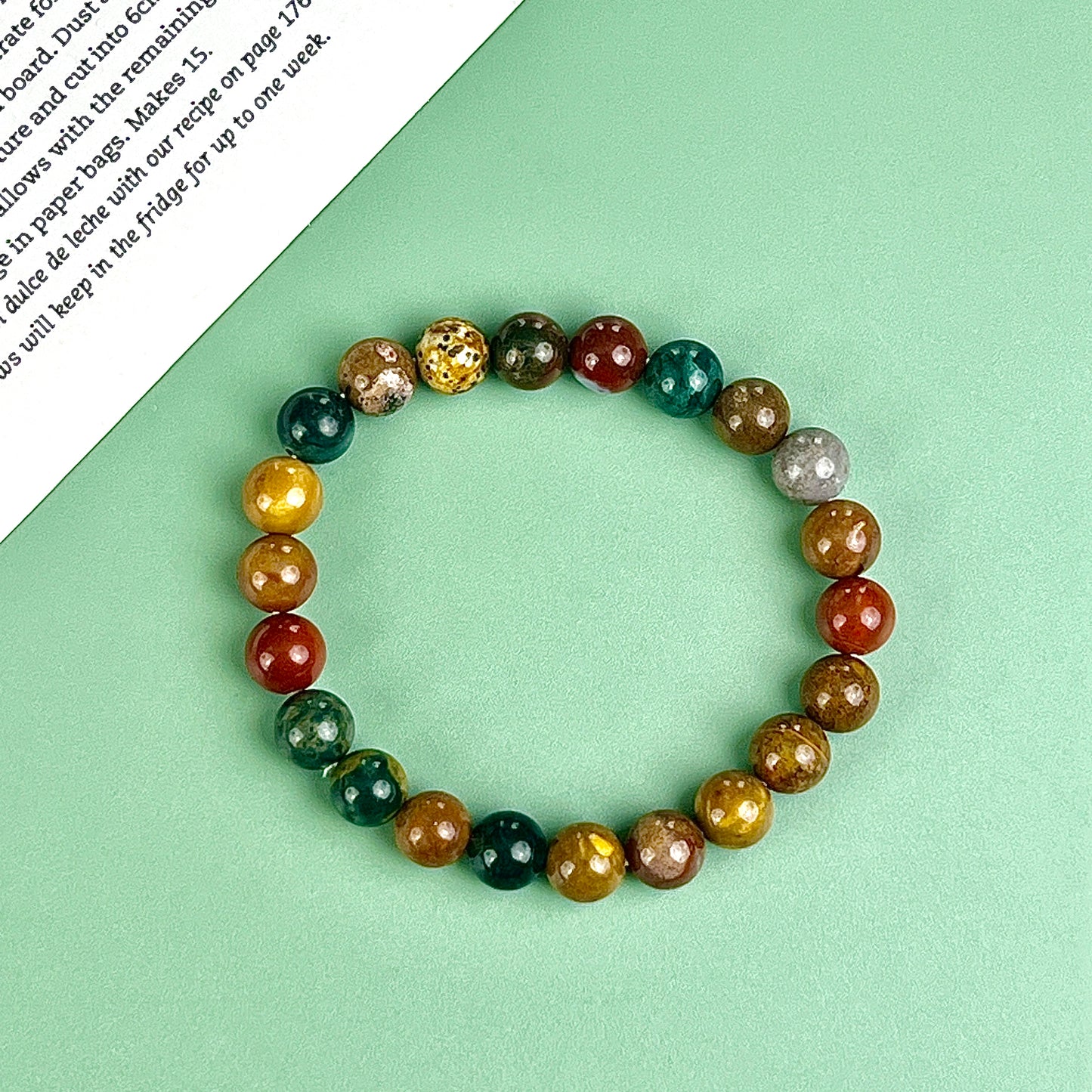 ocean jasper bracelet C 8mm