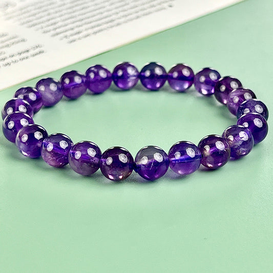 amethyst bracelet  8mm