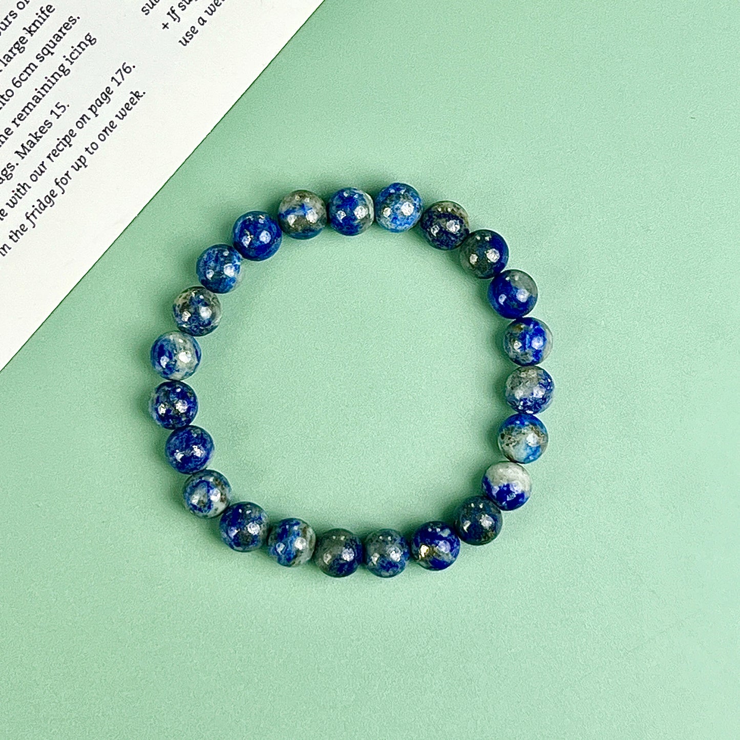 lapis lazuli bracelet  8mm