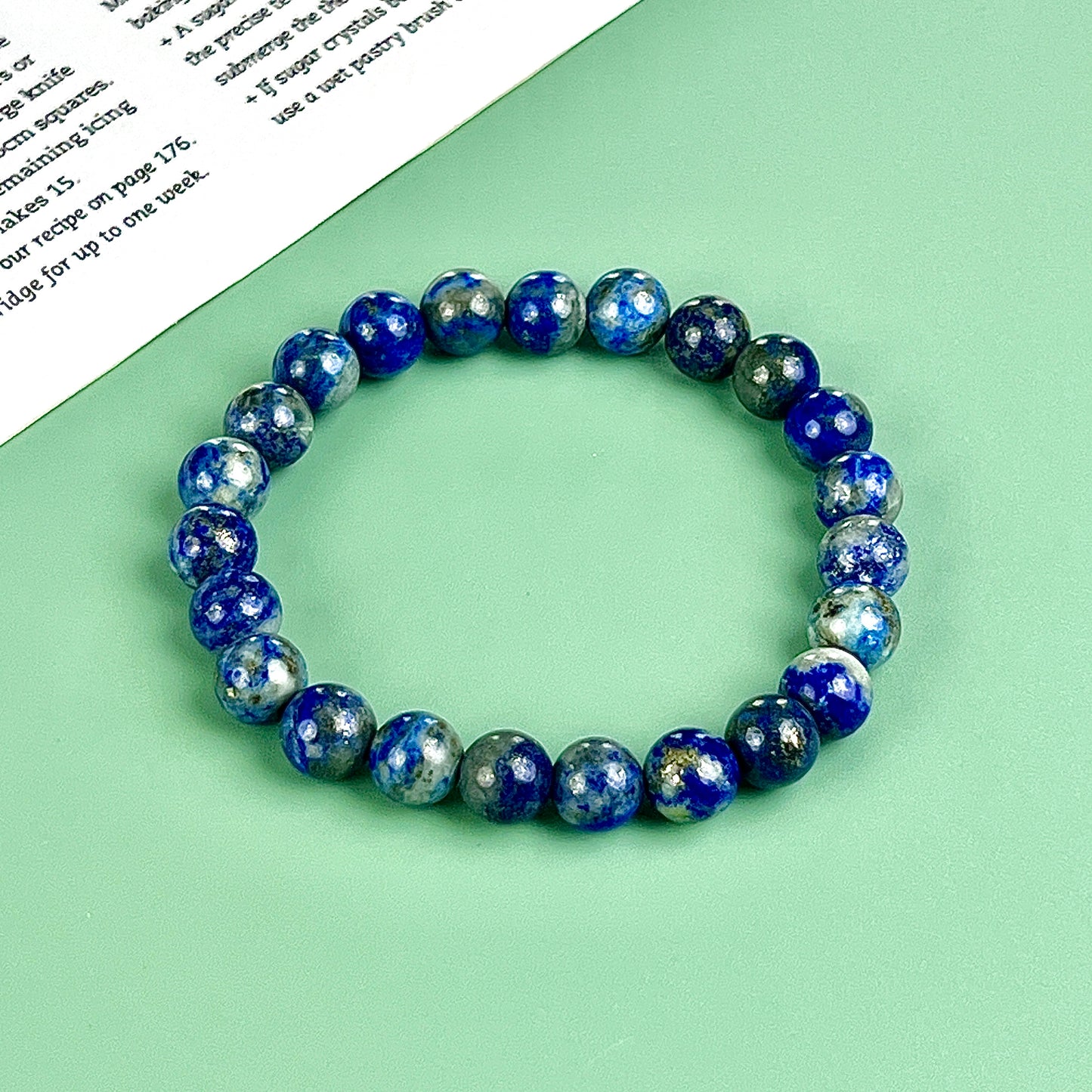lapis lazuli bracelet  8mm