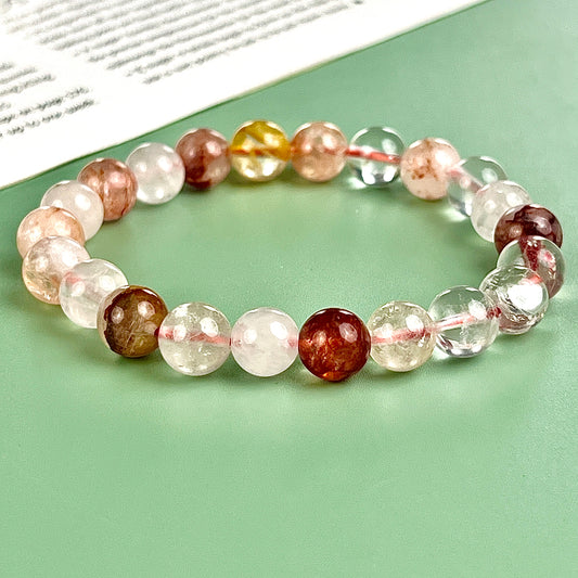 fire quartz bracelet 8mm