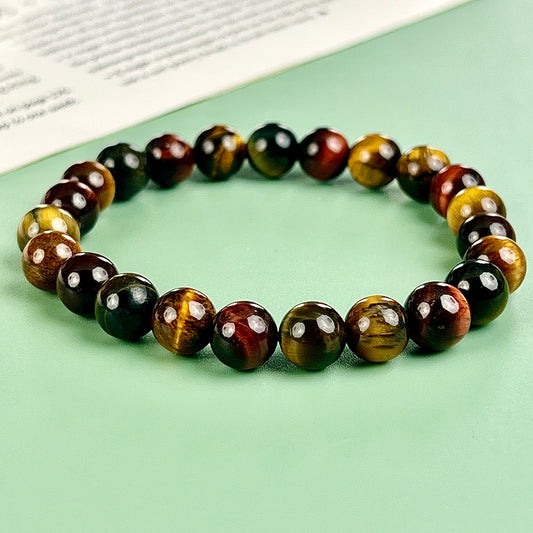 colourful tiger eye bracelet 8mm