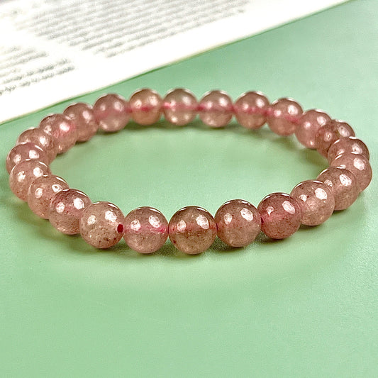 strawberry bracelet 8mm