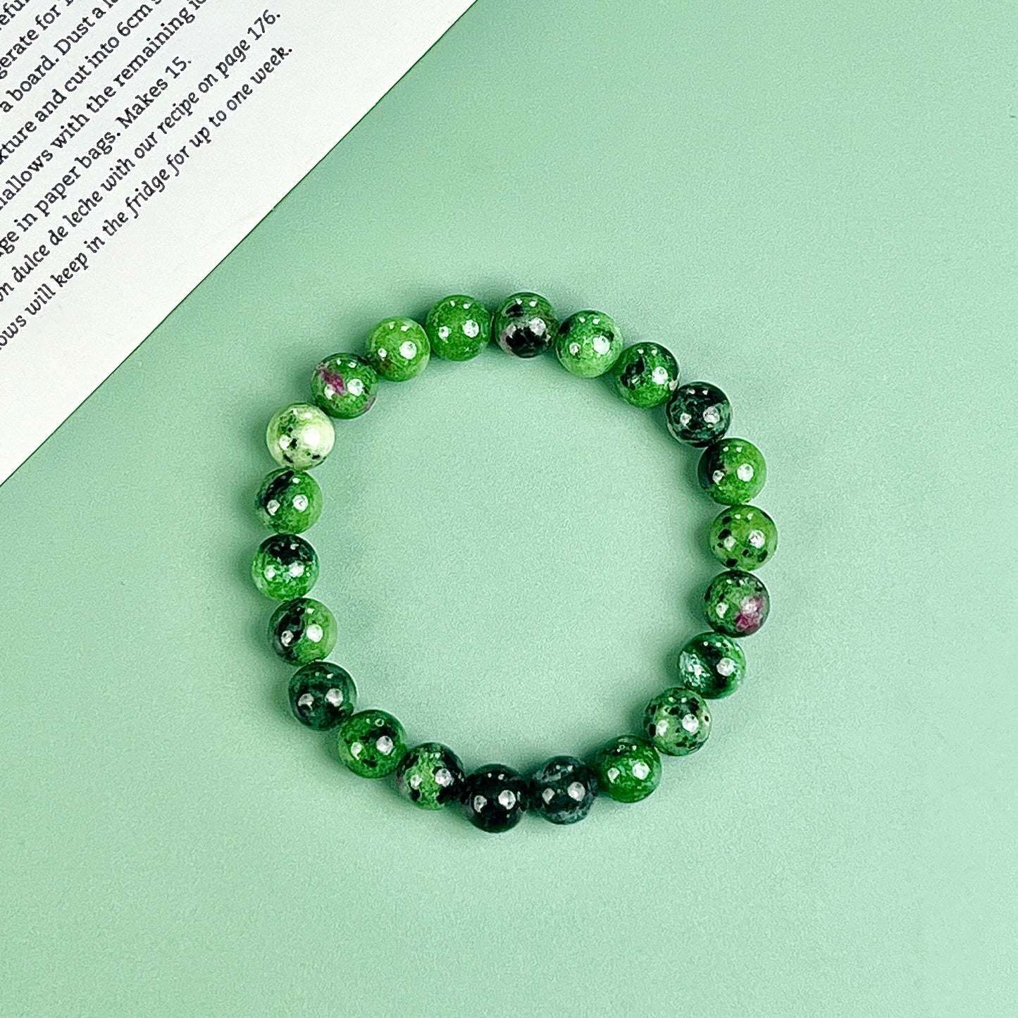 ruby bracelet 8mm