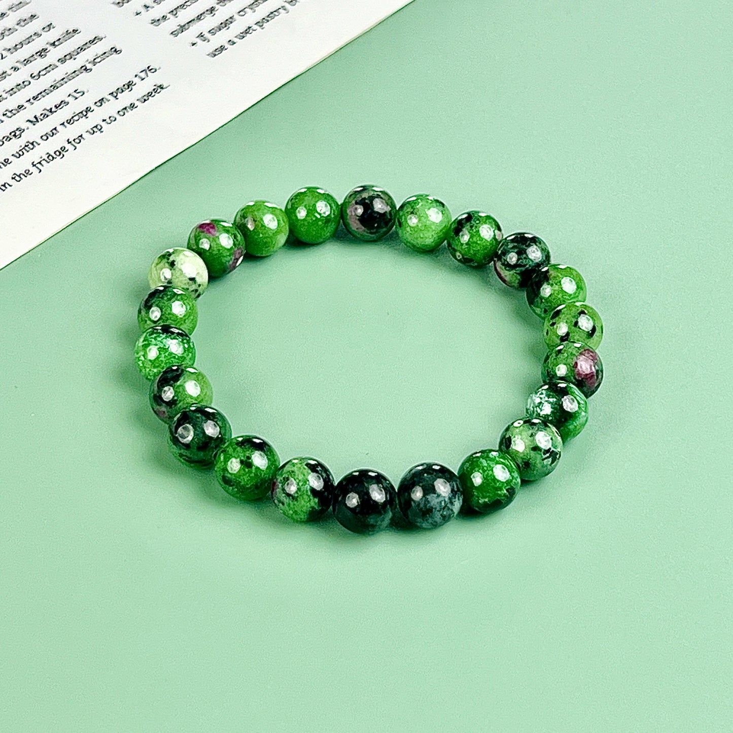 ruby bracelet 8mm