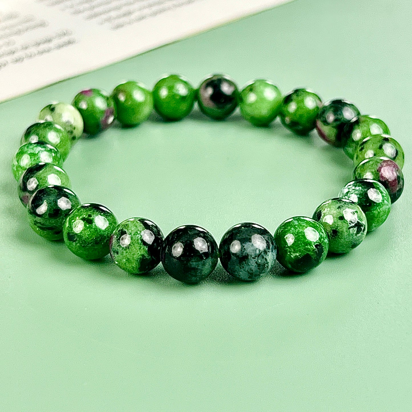 ruby bracelet 8mm