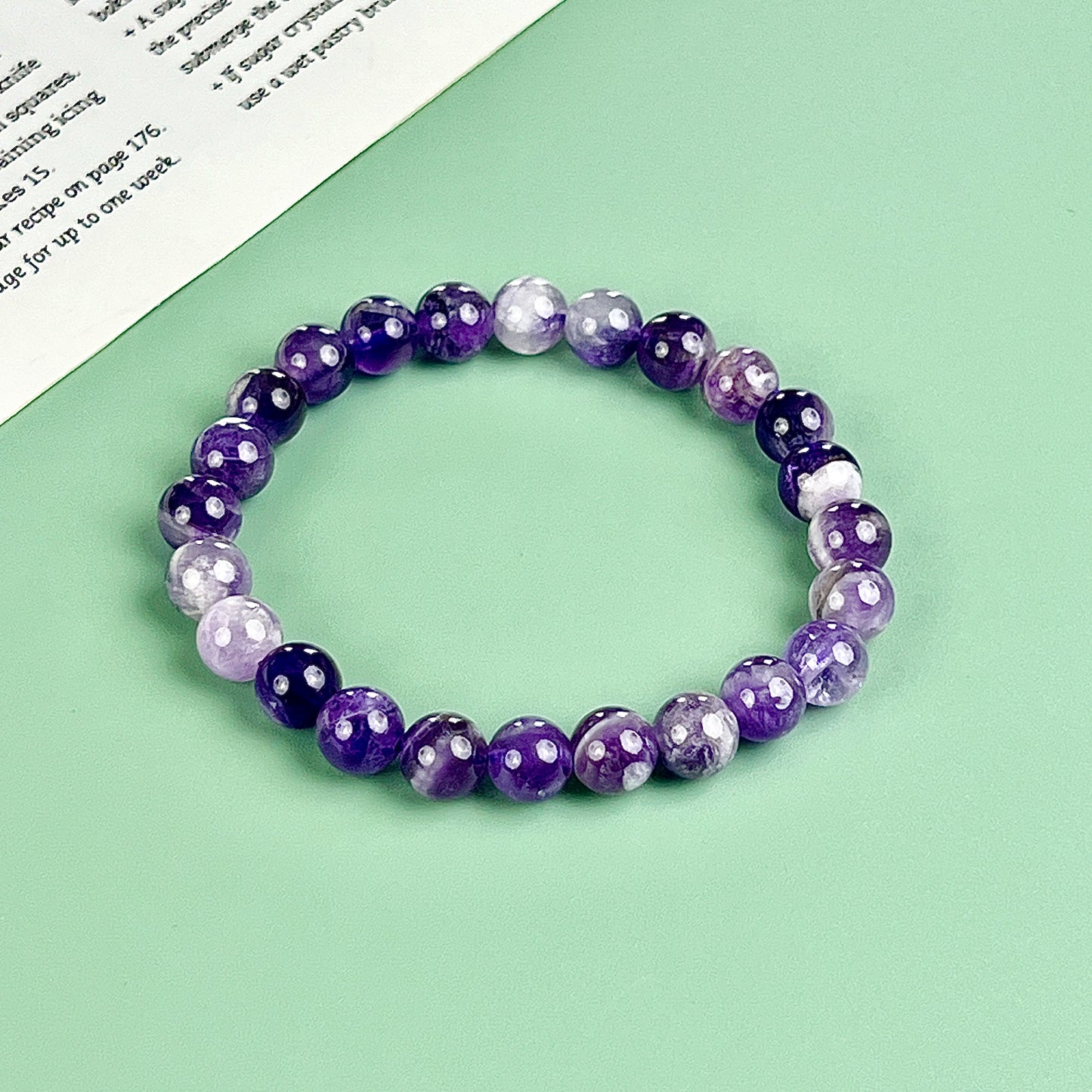 dream amethyst bracelet 8mm