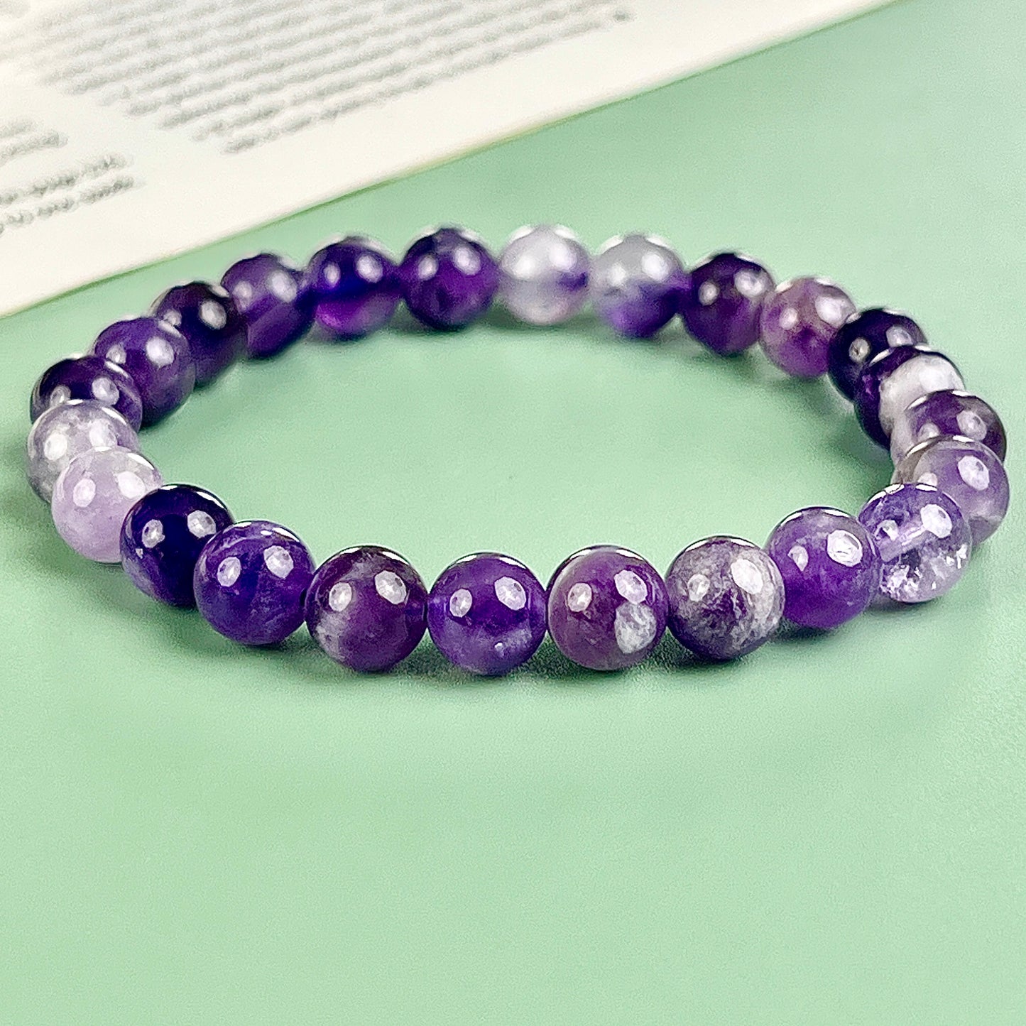 dream amethyst bracelet 8mm