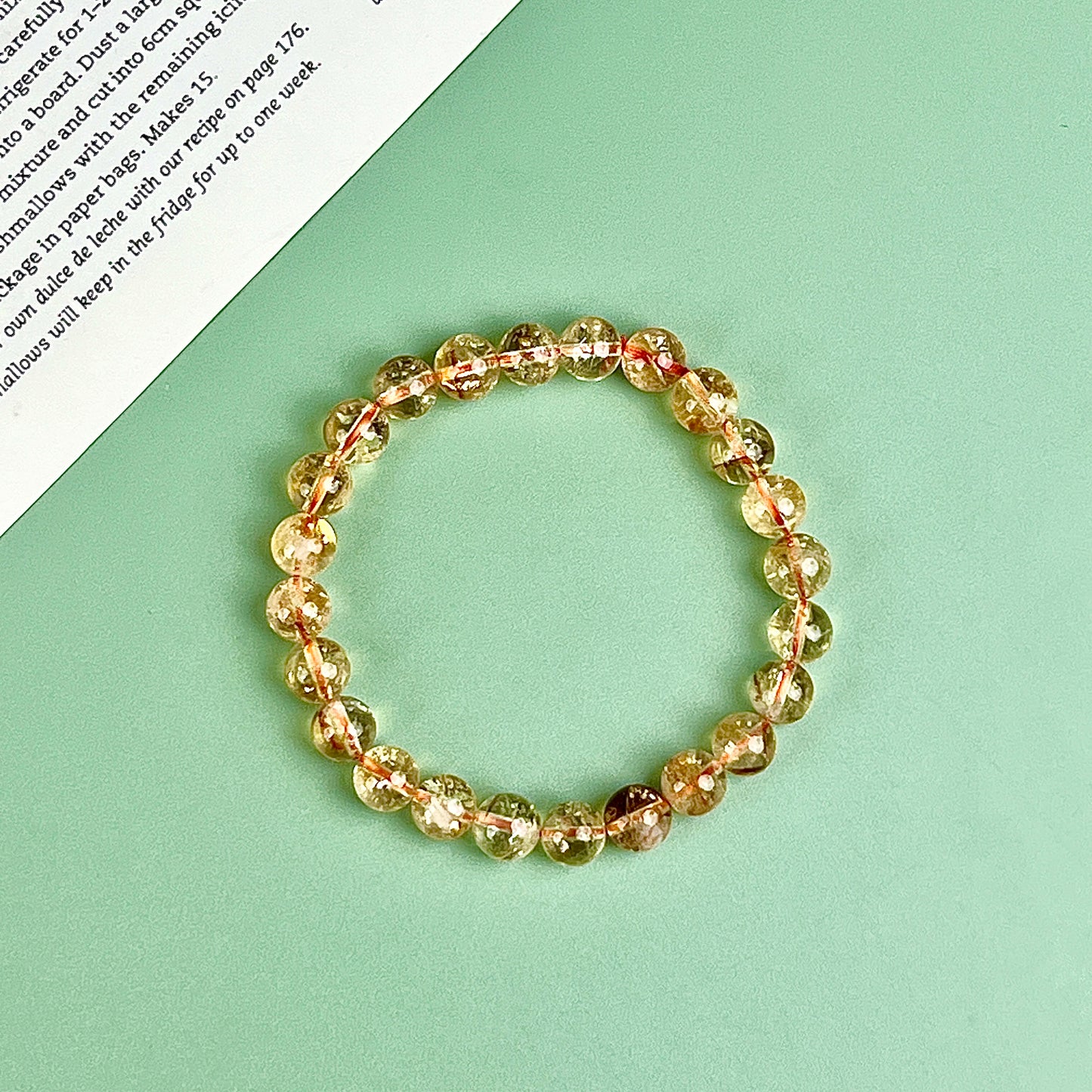citrine bracelet  8mm