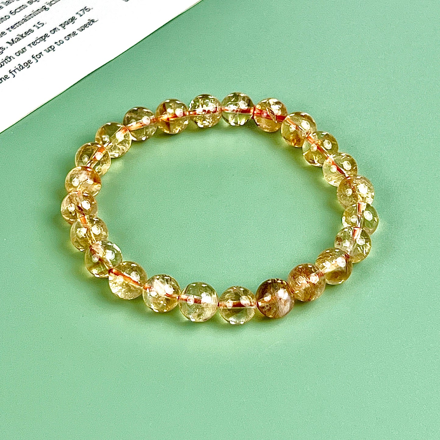 citrine bracelet  8mm