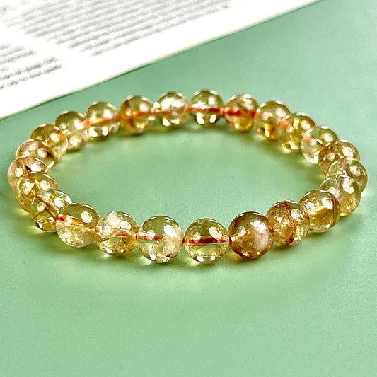 citrine bracelet  8mm