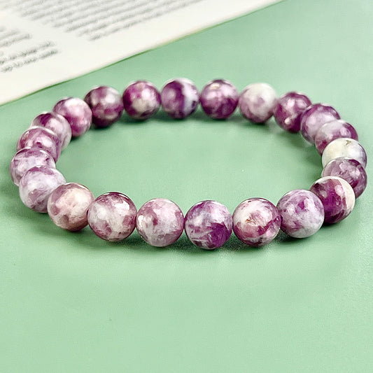 lepidolite bracelet  8mm