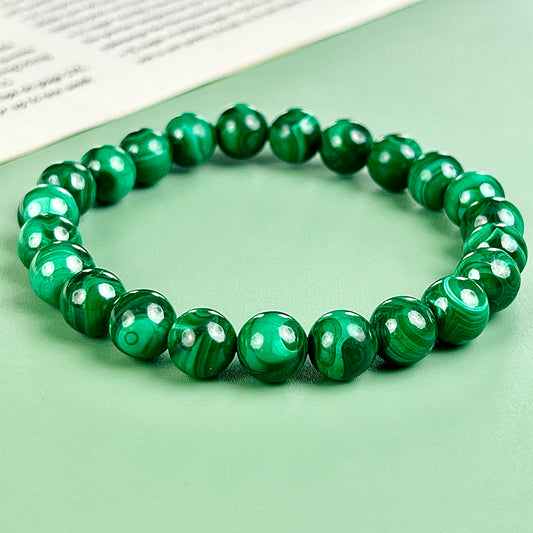 malachite bracelet  8mm