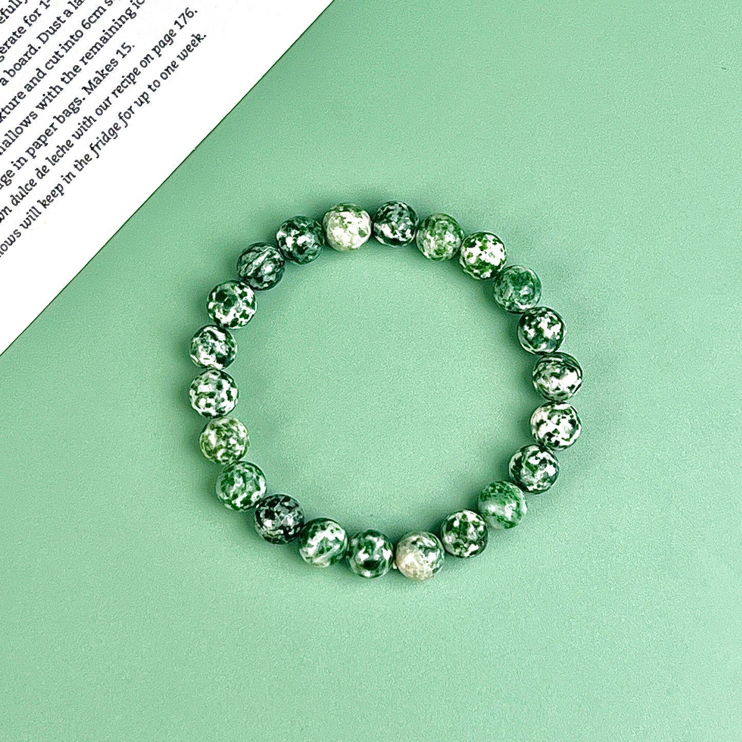 green tourquoise  bracelet  8mm