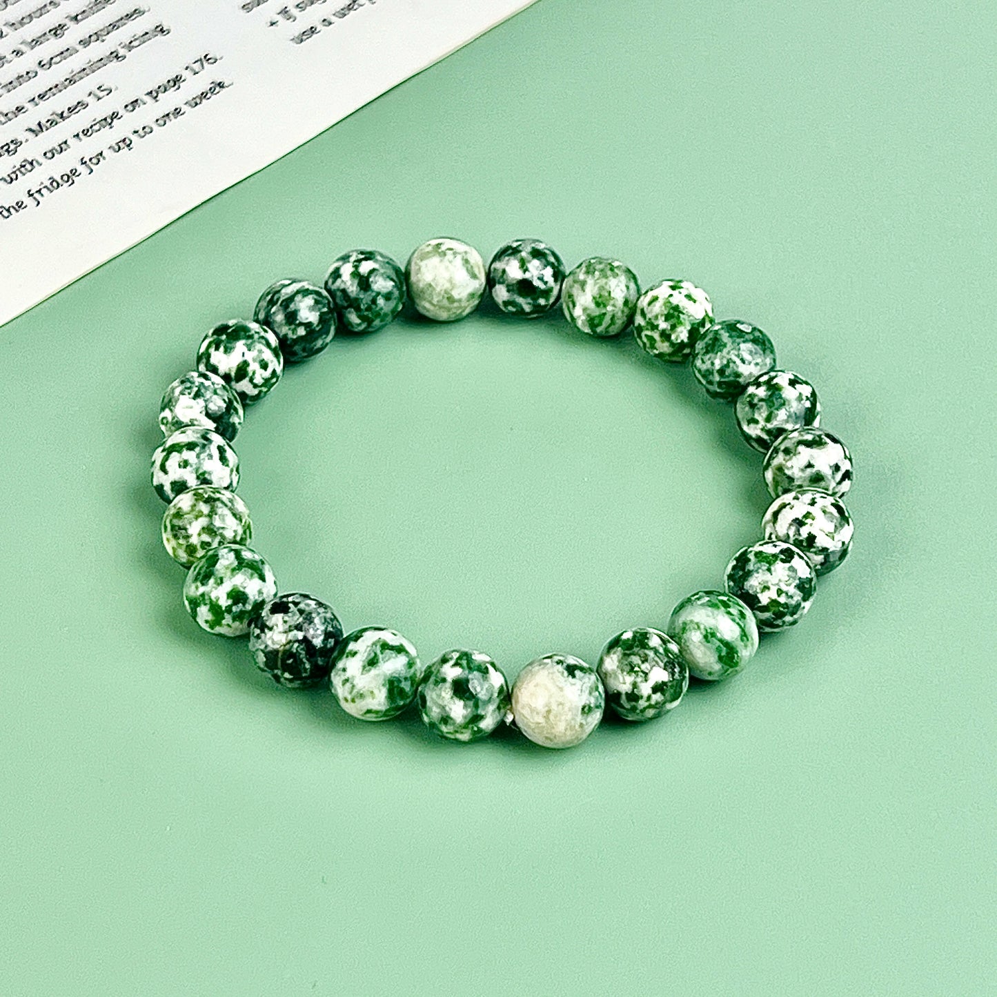 green tourquoise  bracelet  8mm