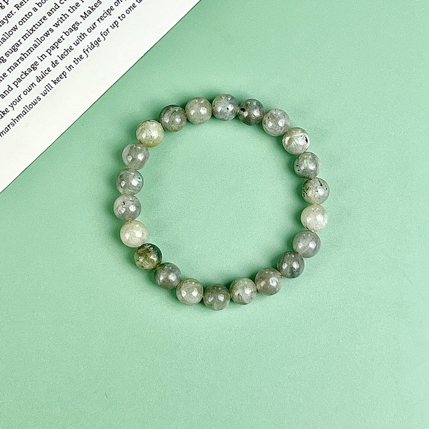 labradorite  bracelet  8mm