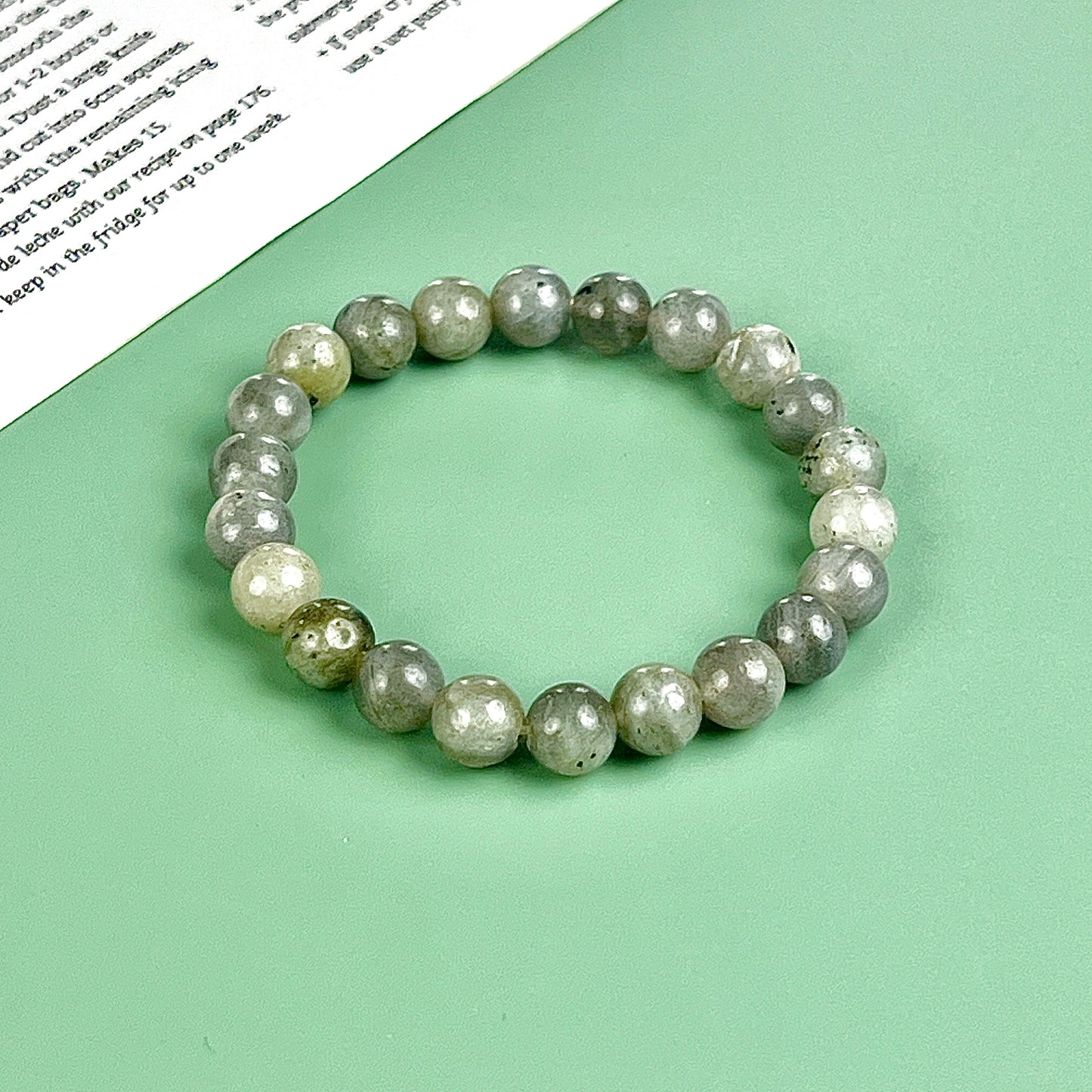 labradorite  bracelet  8mm