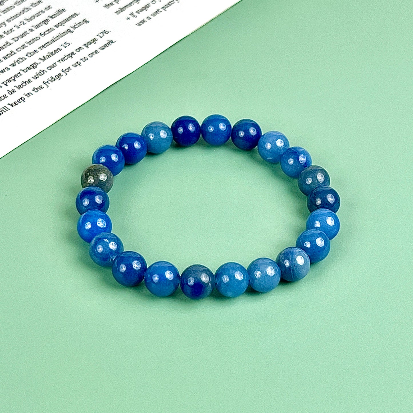 blue aventurine bracelet 8mm