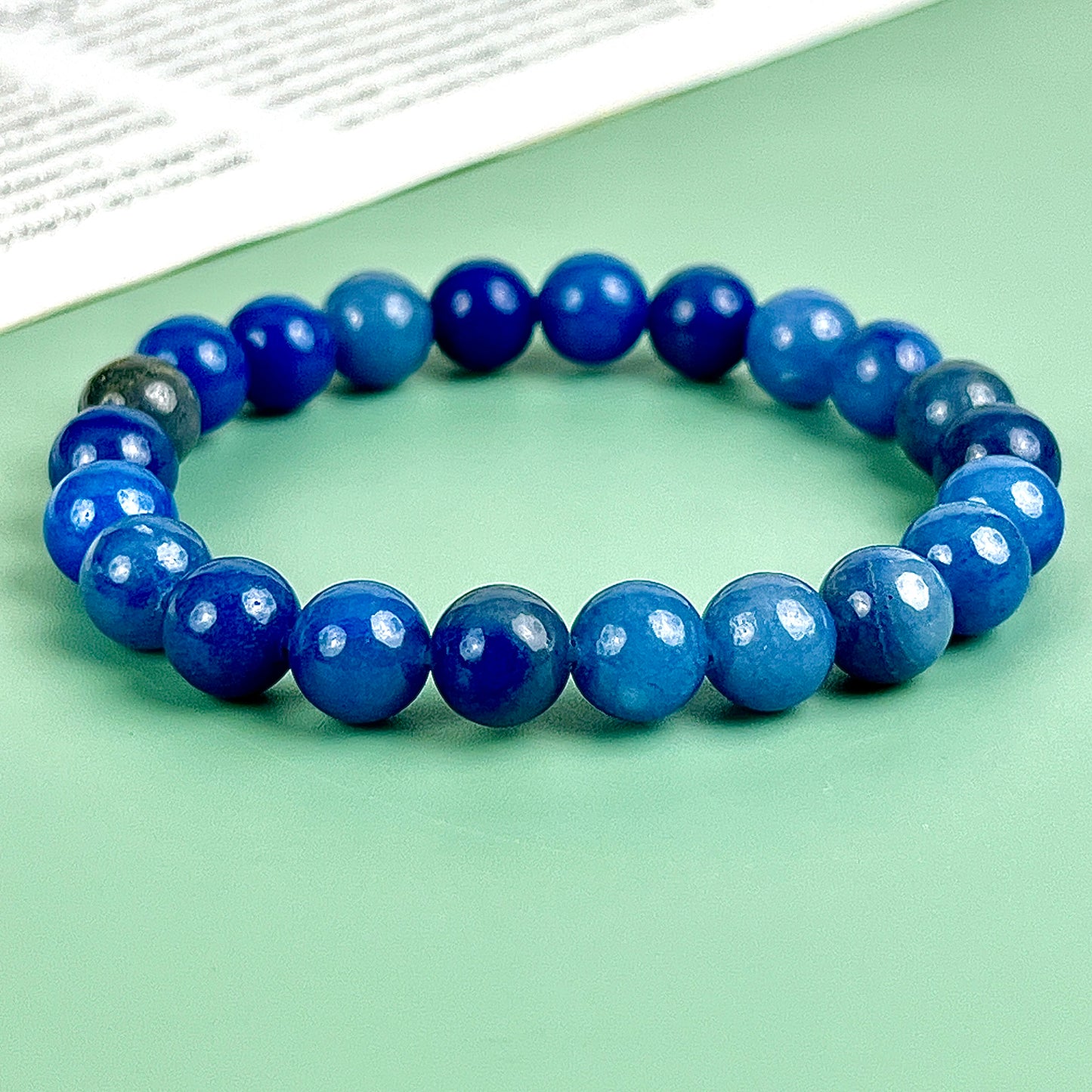 blue aventurine bracelet 8mm