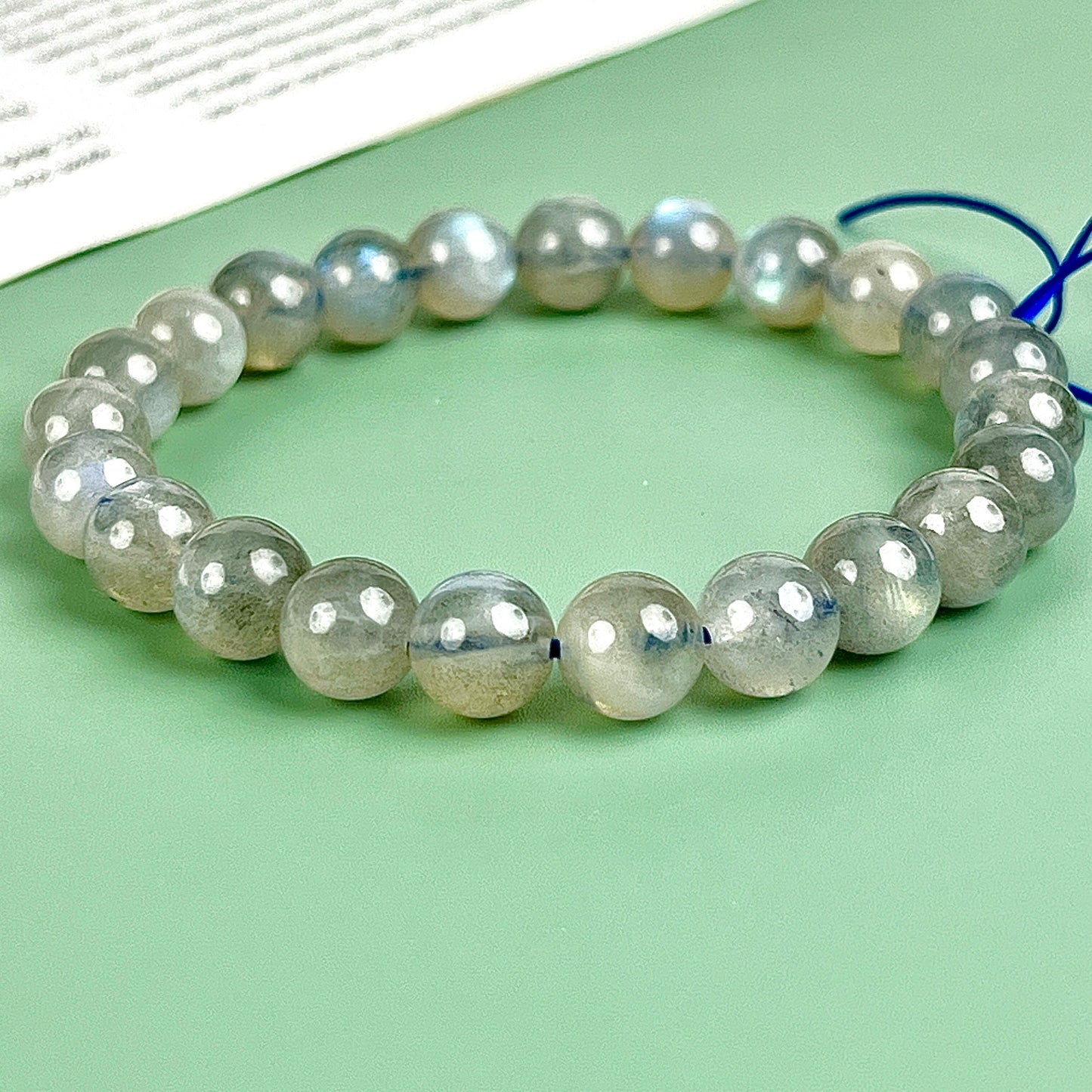 blue labradorite bracelet  8mm