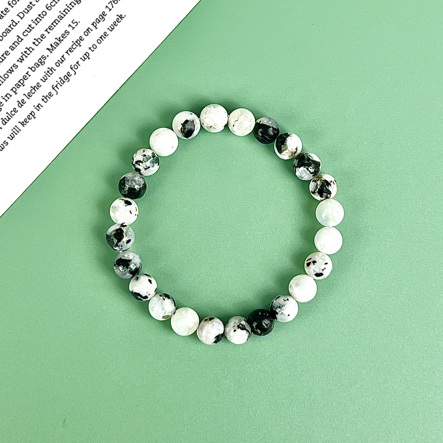 blue moonlight bracelet  8mm