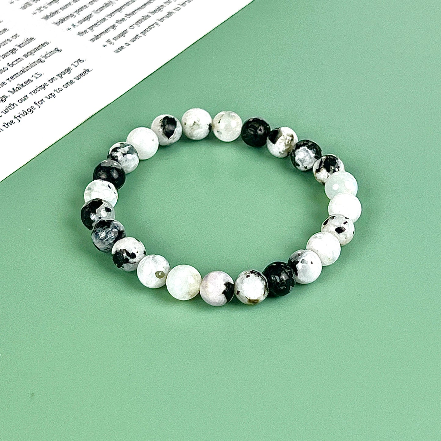 blue moonlight bracelet  8mm