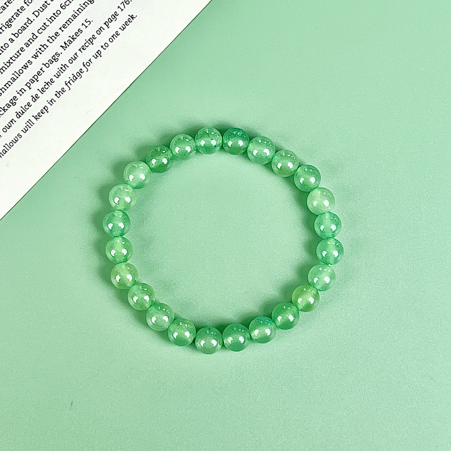 green aventrine bracelet  8mm