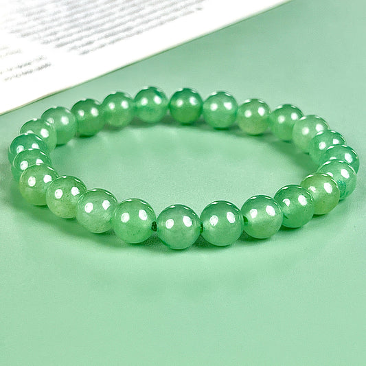 green aventrine bracelet  8mm