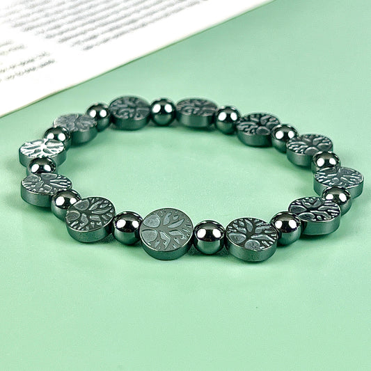Hematite bracelet  8mm