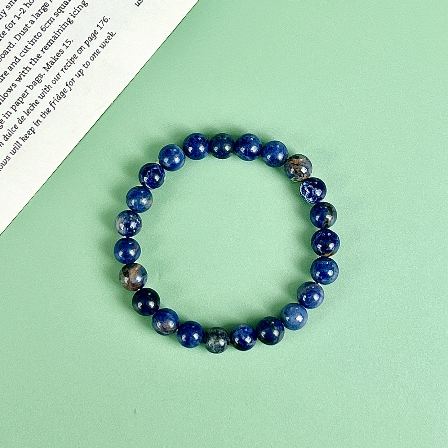 sodalite bracelet  8mm