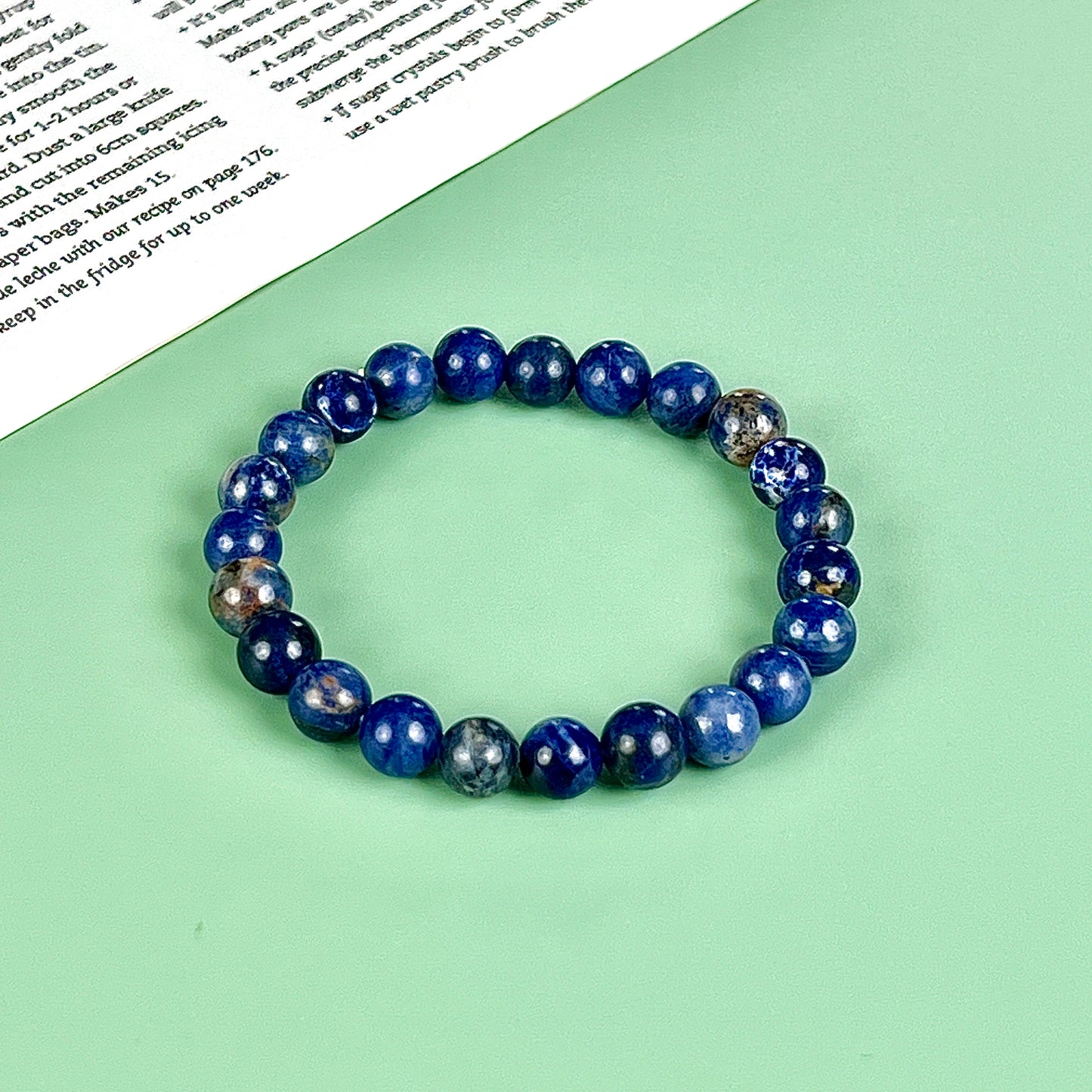 sodalite bracelet  8mm