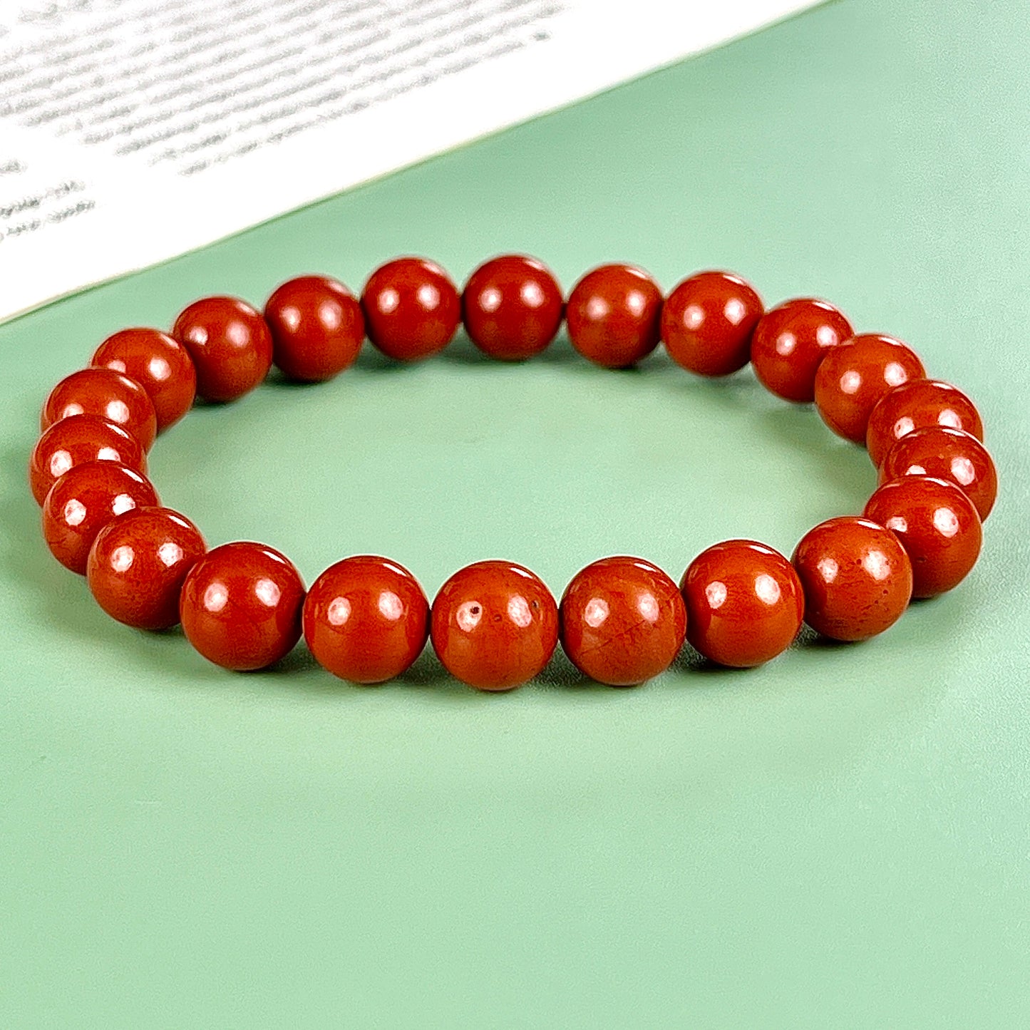 red jasper bracelet  8mm