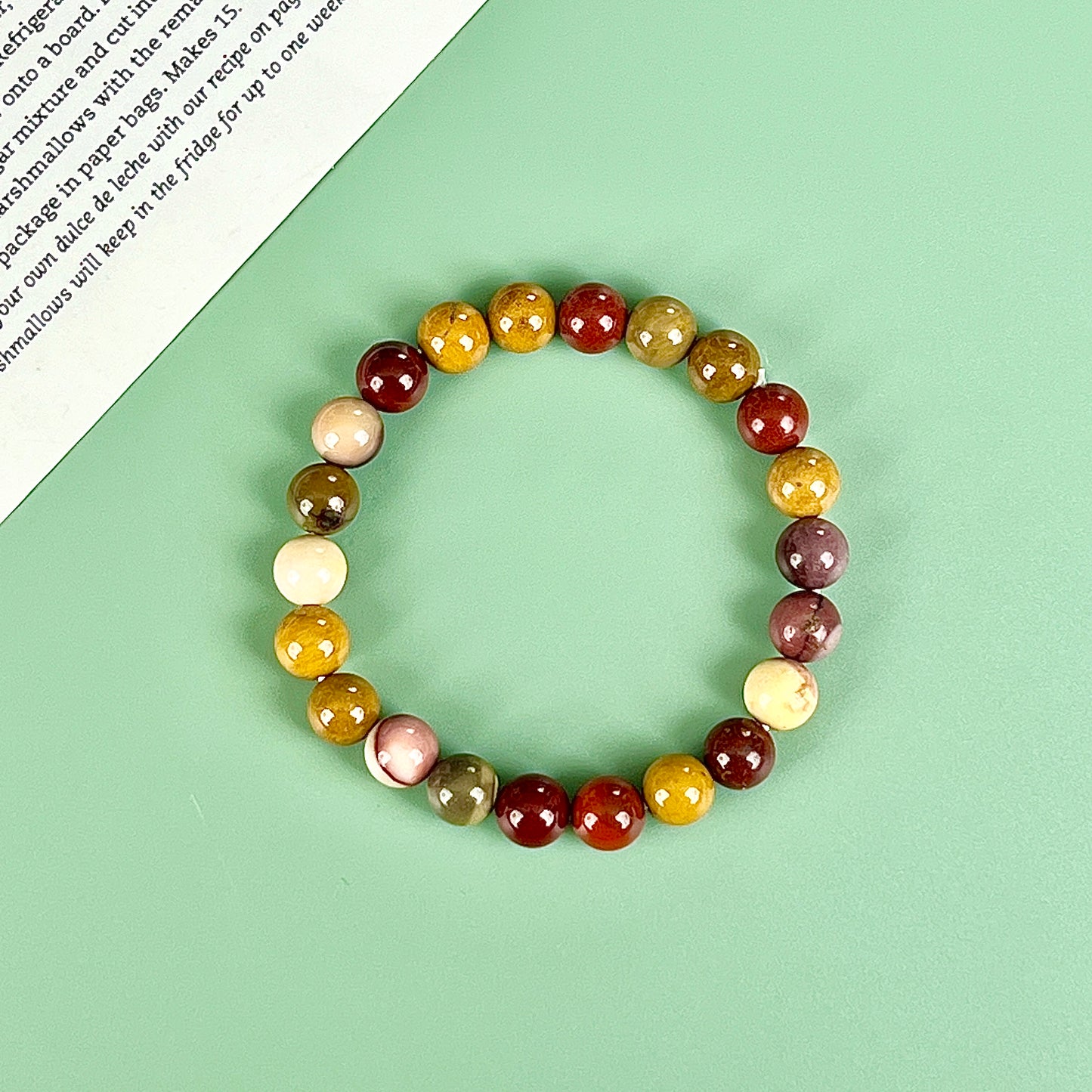 mookaite bracelet  8mm