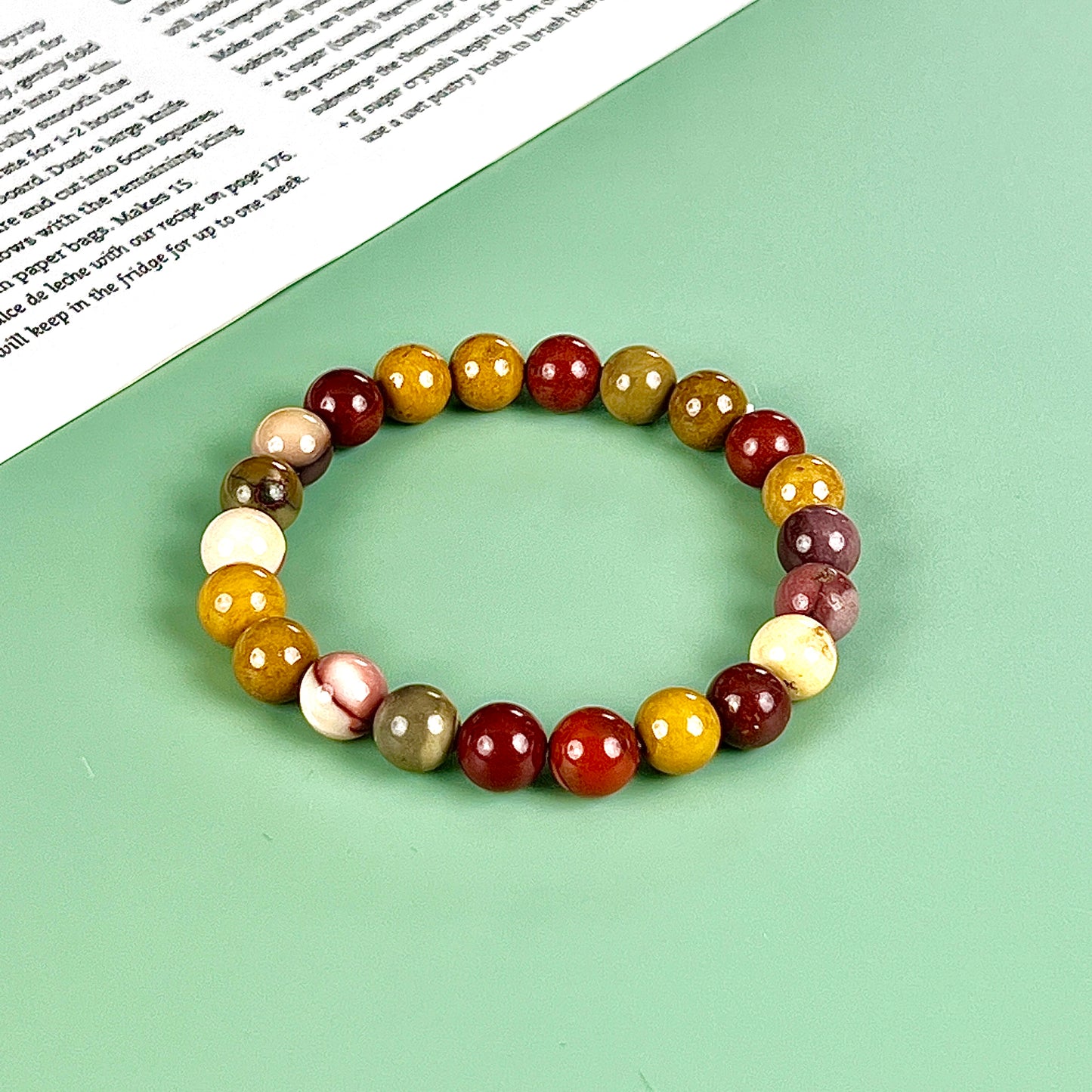 mookaite bracelet  8mm