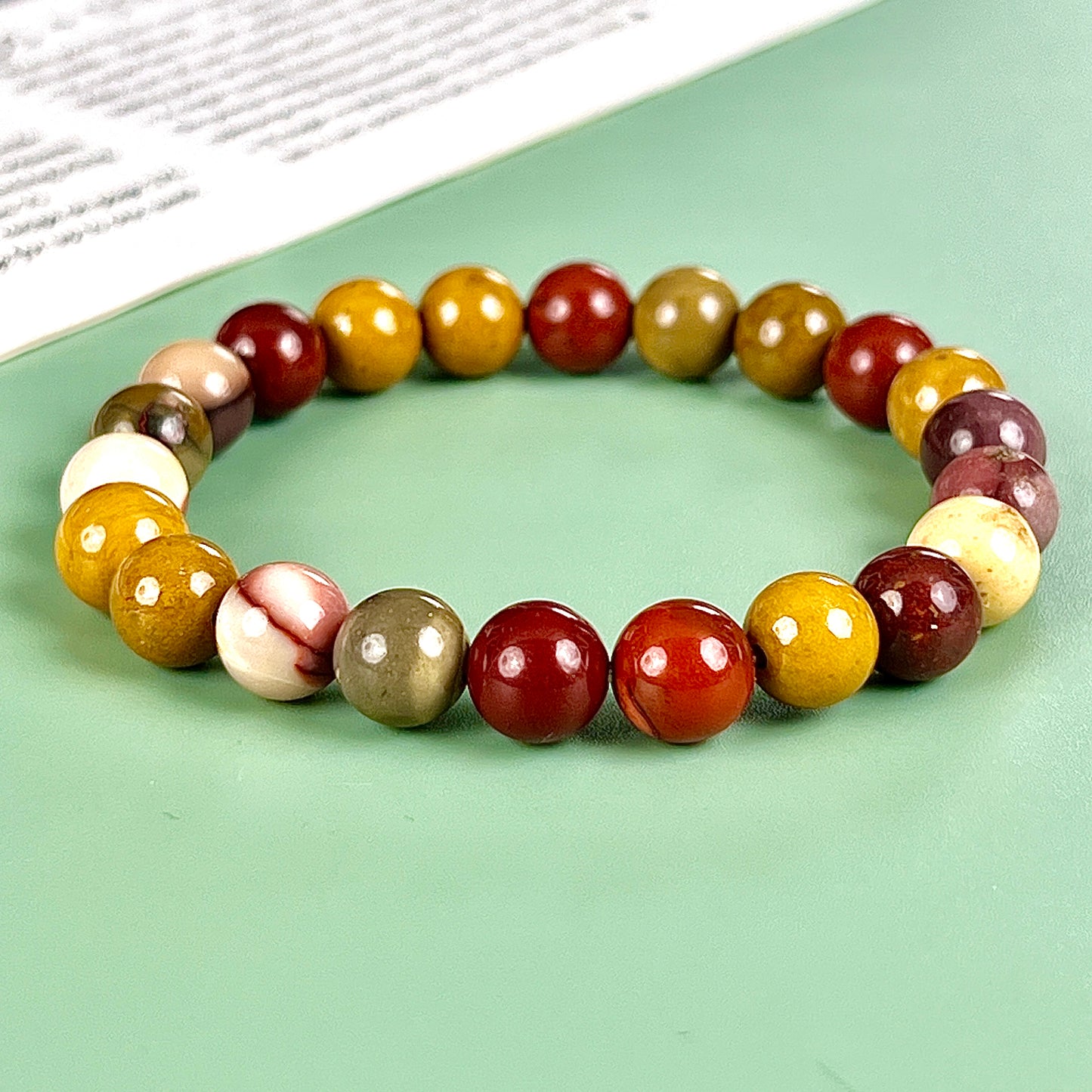 mookaite bracelet  8mm