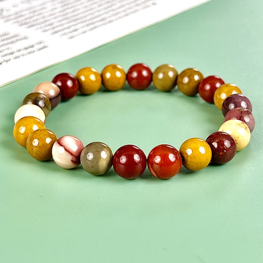 mookaite bracelet  8mm